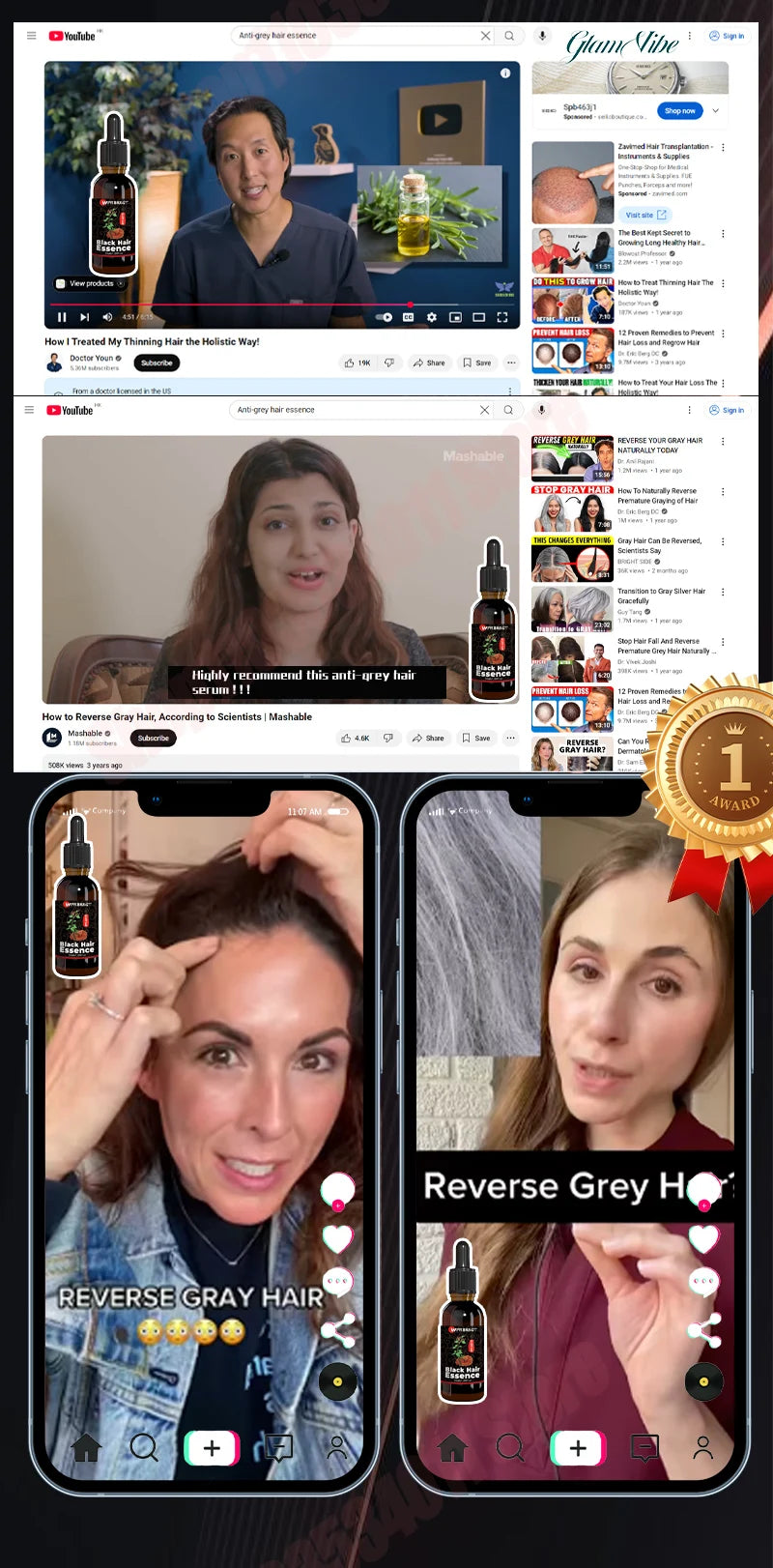 Eғғᴇᴄᴛɪᴠᴇʟʏ ʀᴇᴘᴀɪʀ ɢʀᴀʏ ʜᴀɪʀ ᴀɴᴅ ʀᴇsᴛᴏʀᴇ ᴏʀɪɢɪɴᴀʟ ʜᴀɪʀ ᴄᴏʟᴏʀ