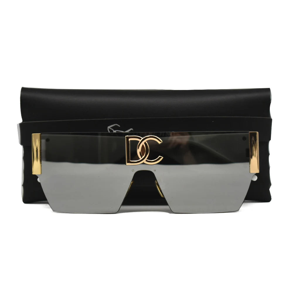 New 2024 Luxury Designer Square Sunglasses Women Fashion Trendy Punk Sun Glasses Ladies Gradient Shades Eyewear Oculos UV400