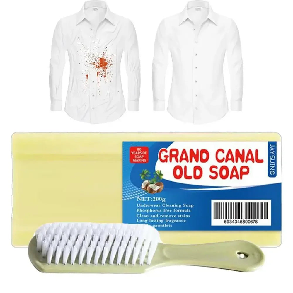 High Efficiency Clothes Cleaning Laundry Soap Bar Underwear Oil Stains Mildew Spots Remove Hand Protection Bleach Laundry Soap