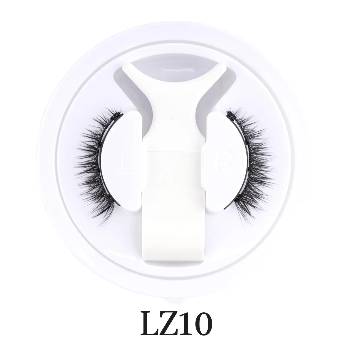 Hot Magnetic Eyelashes Set 1 Pair Reusable No Glue Needed False Eyelashes with Magnetic Tweezers Curly Faux Lashes Makeup Tool