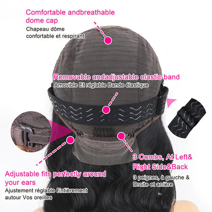 360 Lace Front Wigs Human Hair pre plucked Straight Lace Front Wigs Human Hair 13x4 Full Lace Human Hair Wigs For Black Women