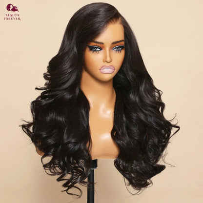 Beautyforever 3D Body Wave Bye Bye Knots Glueless Wig Human Hair Ready to Wear Lace Front Wig 100% Raw Human Hair Wig