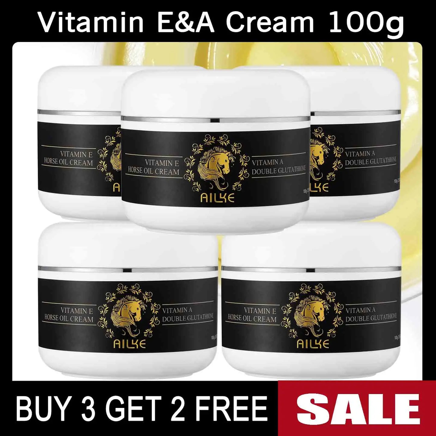 AILKE Collagen 5-in-1 Skin Care Set, Restore Skin Elasticity, Smooth Skin, Brighten, Even Skin Tone,For Face And Body Use Kit