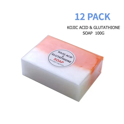 100g Kojic Acid Soap 12pcs Pack Glutathione Skin Lightning Soap Kojic Acid and Glutathione Soap Wholesale
