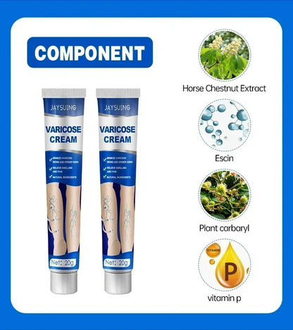 Effective Relief Varicose Vein Ointment Relieve Varicose Vein Vasculitis Spider Legs Pain Treatment Care Essential Cream