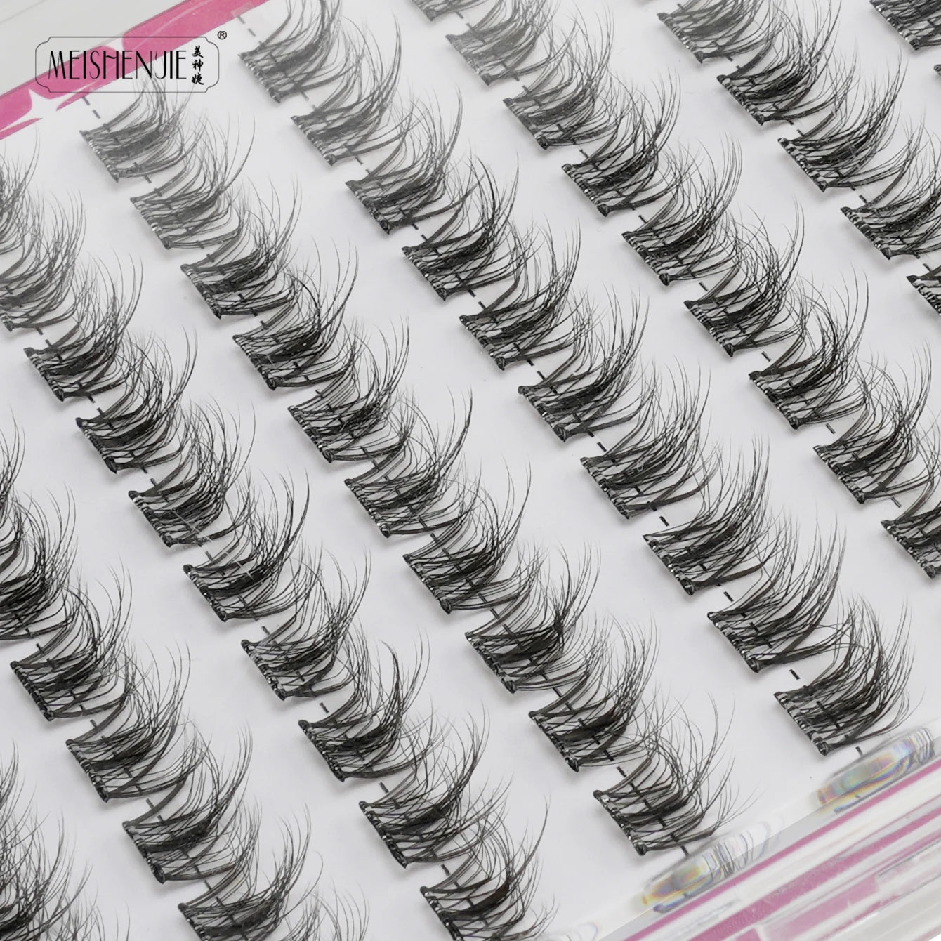 DIY 100 Cluster Self Adhesive Eyelashes Natural Long Fake Eyelash Extension NO Glue Needed Individual Lashes Makeup Tools Cils
