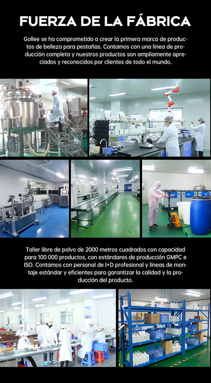 Gollee Lash and Brow Curling Kit Natural Eyelash Lifting Perm Treatment Makeup Set 4-6 Weeks For Lash Curler Perm Long Lasting