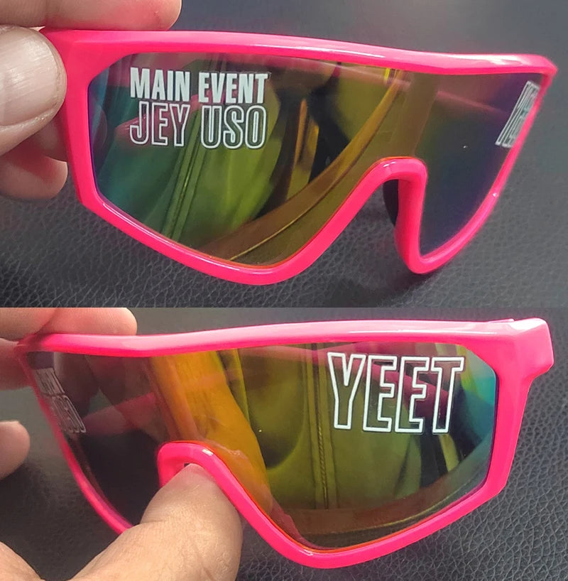 Yeet Red Shades Jey Uso Sunglasses for adult New WWE Shop Main Event Replica