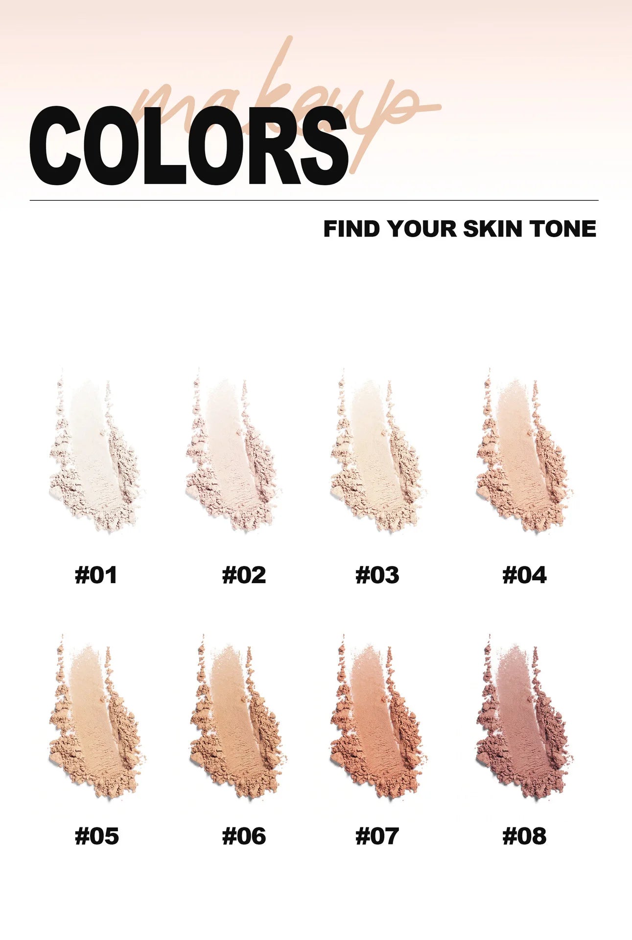 Face Setting Powder Cushion Long Lasting Oil-Control Pressed Foundations 8 Colors Matte Finish Concealer Makeup Pressed Powder