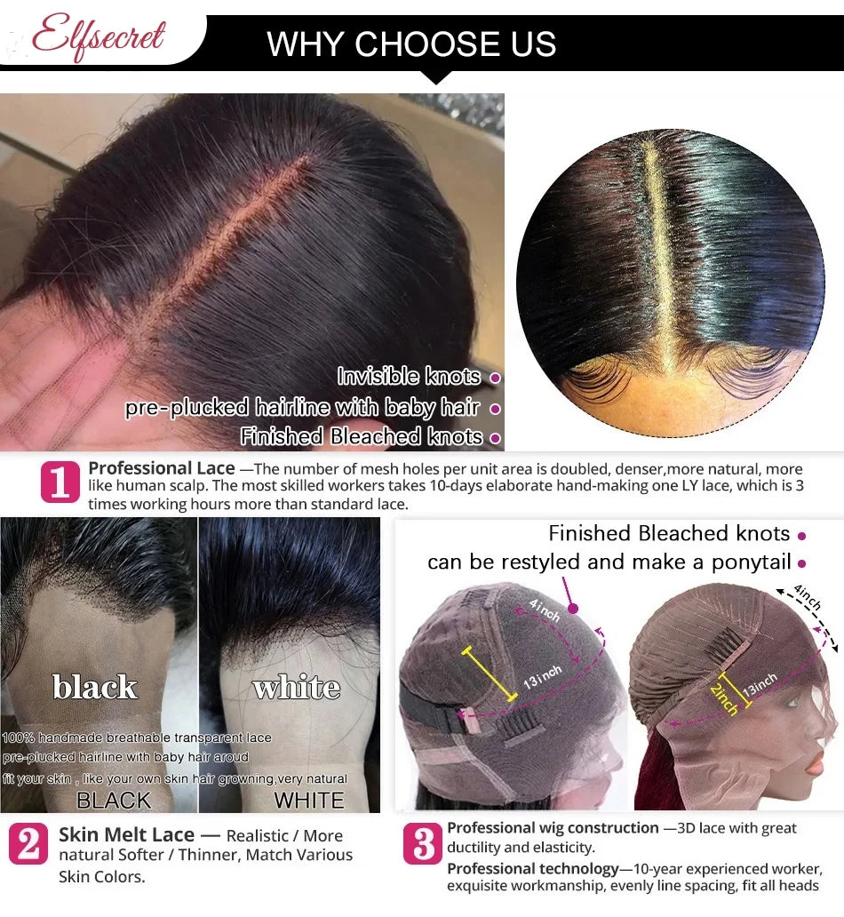 Navy Blue 13x4 Lace Front Body Wave Human Hair Wigs Brazilian Blue Colored Transparent Lace Front Wigs For Women Pre Plucked