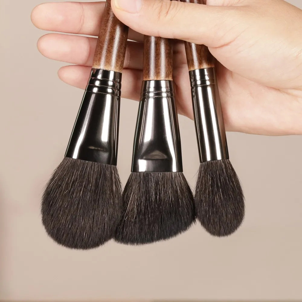 OVW Makeup Brushes Sets Soft Goat Hair Blusher Sculpting Highlight 3pcs Make Up Brush Set maquiagem