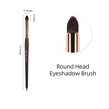 MyDestiny Full Series Professional Animal Hair Eye Makeup Brushes For Eyeshadow, Eyebrows, Eyeliner, Concealer, Lip Brush