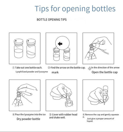 Polypeptide Placenta Freeze-dried Powder Essence Repair Facial Hydrating Nourishing Pore Shrinking Skin Rejuvenate Skin Care