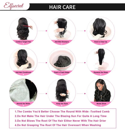 Navy Blue 13x4 Lace Front Body Wave Human Hair Wigs Brazilian Blue Colored Transparent Lace Front Wigs For Women Pre Plucked