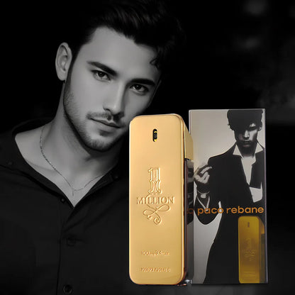 100ML Million Gold Men's Perfume Long Lasting Strong Men's Strong Spicy Pheromone Cologne Body Spray  Perfumes Parfum Homme