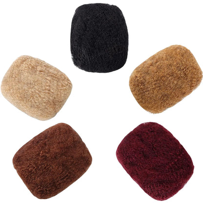 Afro Kinky Bulk Human Hair 30g/Pack Natural Black 100% Human Hair For Dreadlock Extensions Repair Locs Twist Braiding 8 Inch