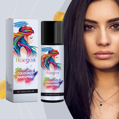 Temporary Hair Dye Fast Remove White Hair Promote Black Hair Coloring Products Anti Rough Frizziness Disposable Hair Color Spray