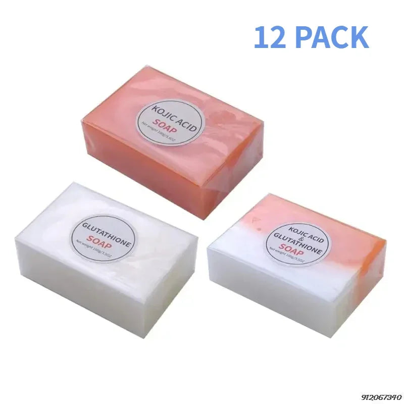 100g Kojic Acid Soap 12pcs Pack Glutathione Skin Lightning Soap Kojic Acid and Glutathione Soap Wholesale