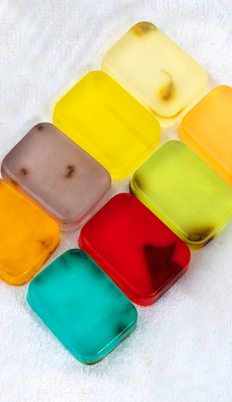 Handmade Plant Essential Oil Soap Natural Calendula , Marigold ,Lavender, Osmanthus Fragrans Soap Herbal Soap