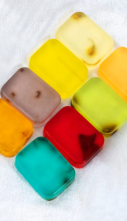 Handmade Plant Essential Oil Soap Natural Calendula , Marigold ,Lavender, Osmanthus Fragrans Soap Herbal Soap