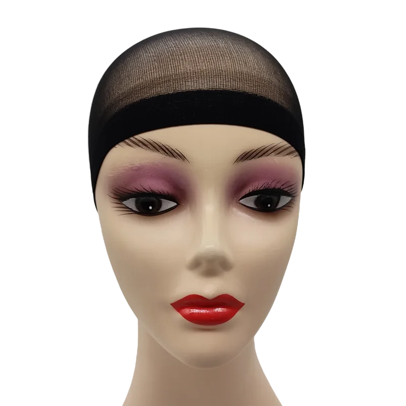 1/6/12bags Ventilated Nylon Mesh Nude Stocking Wig Cap Hairnets Stretchy Close End Super Extra Thin Skin Breathable Wig Cap