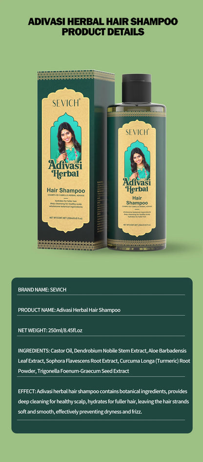Ayurvedic Hair Growth Oil India Adivasi Organic Hair Growth Serum Anti Hair Loss Fast Regrowth Thicken Oils Hair Growth Products