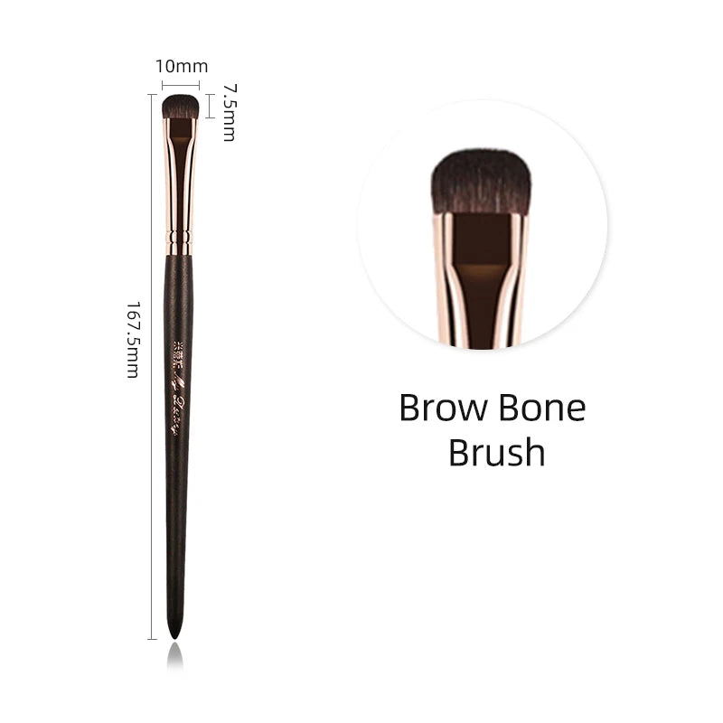 MyDestiny Full Series Professional Animal Hair Eye Makeup Brushes For Eyeshadow, Eyebrows, Eyeliner, Concealer, Lip Brush