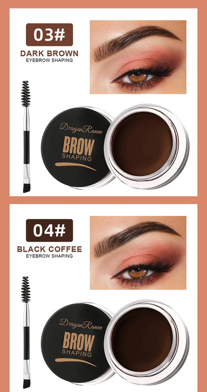Matte Eyeliner Eyebrow Cream Gel Waterproof Long Lasting Contouring Brown Black Brow Cream Wild Eyebrows Cream Concealer