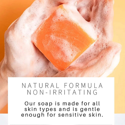 Turmeric Whitening Soap Original Skin Lightening Deep Cleaning Freckle Removal Ginger Handmade Soaps Oil Control Skin Care