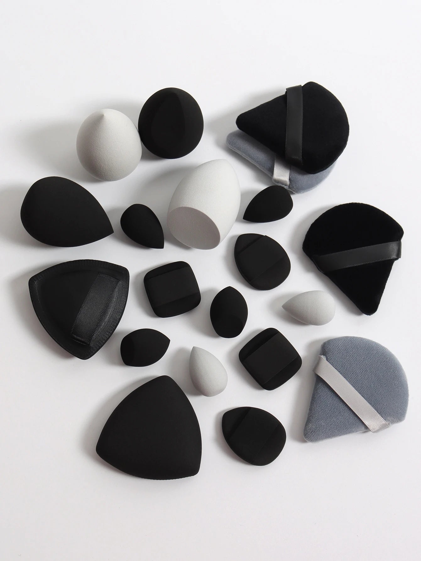 20 Pcs Pink Makeup Sponge and Makeup Puff Set Suitable for Face Cream and Powder Concealer Powder Makeup Machine