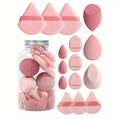 12/15Pcs Makeup Sponge Cosmetic Puff Foundation Sponges Blender Beauty Egg Powder Puffs Women Make Up AccessoriesMakeup Tools