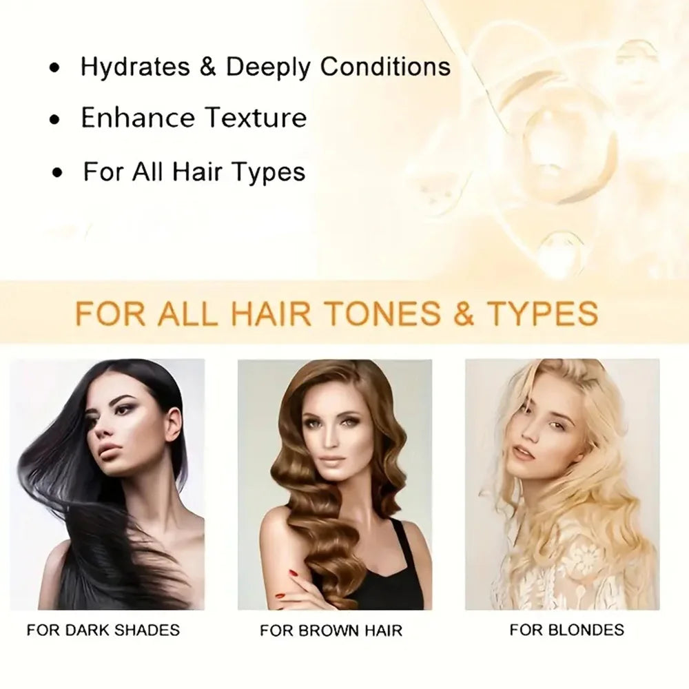 Keratin Hair Mask Professional  Repair Damaged Hair Restore Shine Hair Mask Promotes Hair Growth Fights Dandruff & Dry Scalp