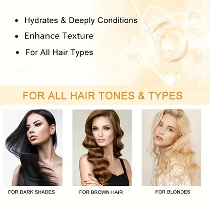 Keratin Hair Mask Professional  Repair Damaged Hair Restore Shine Hair Mask Promotes Hair Growth Fights Dandruff & Dry Scalp