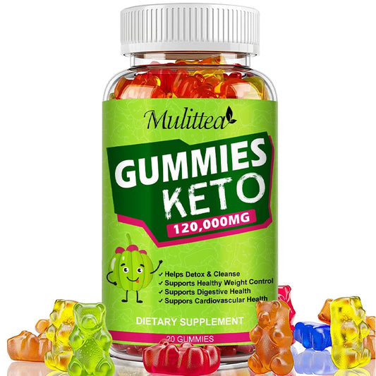 Mulittea Keto Gummies Apple Cider Vinegar For Fat Burner Flat Belly Digestion Detox & Immune Metabolism Diet Weight Management