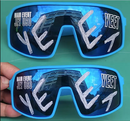 Yeet Red Shades Jey Uso Sunglasses for adult New WWE Shop Main Event Replica