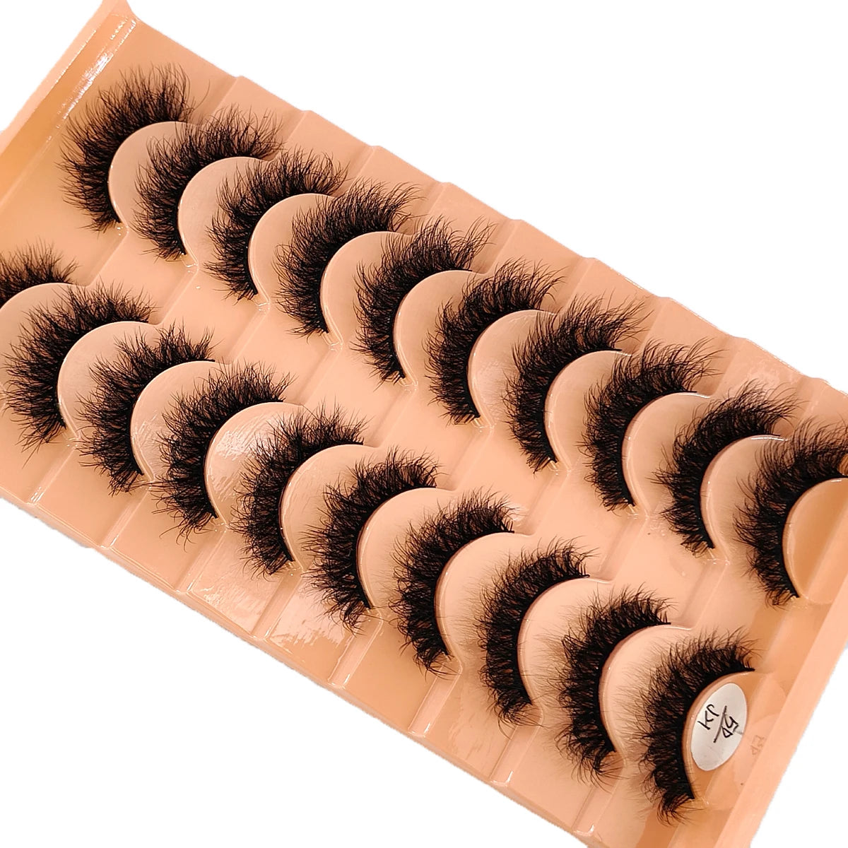 10Pairs 3D Mink Lashes Cilios Fluffy Soft Beauty Natural Short Mink Fake Eyelashes Classic Thick Reusable Makeup False Eyelashes