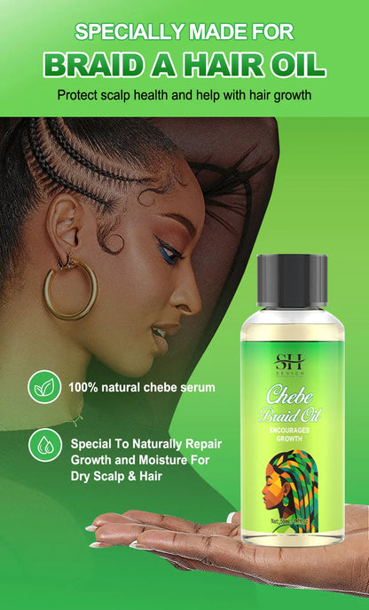 Sevich Chebe Hair Growth Serum Africa Traction Alopecia Chebe Anti Hair Loss Treatment Crazy Fast Hair Growing Oil Hair Care