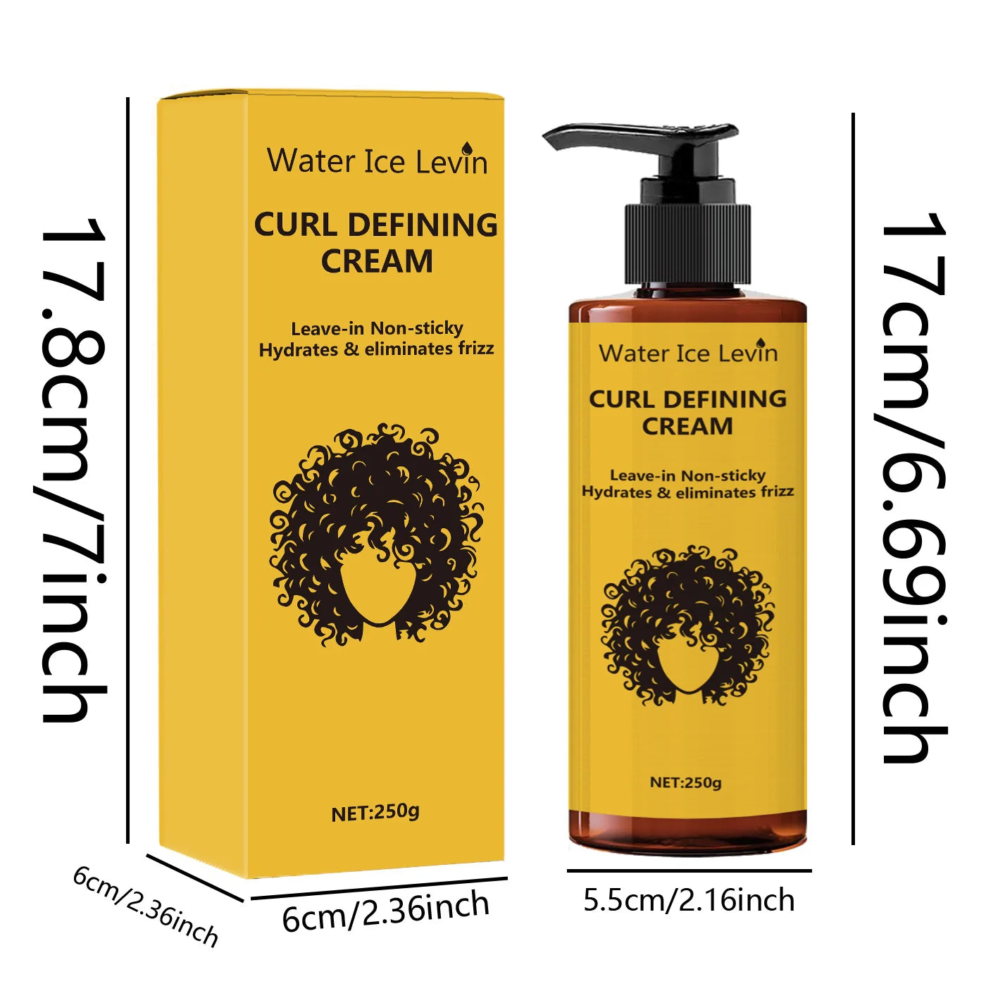 Elastic Styling Cream, Deep Moisturizing, Creates Soft, Fluffy and Elastic Curly Hair, Daily Care and Styling Agent for Men and Women, Suitable for All Hair Types