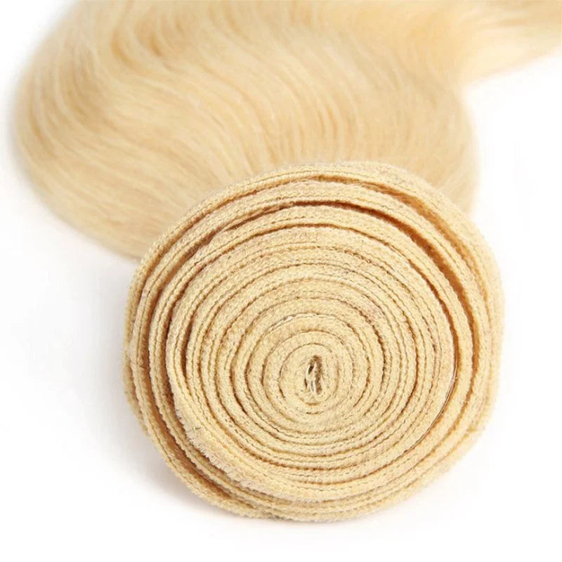 Colored Hair Bundles 1/3/4 613 Blonde Hair Extension Brazilian Hair Weave Bundle Body Wave Human Hair Extension 30Inch Long Hair