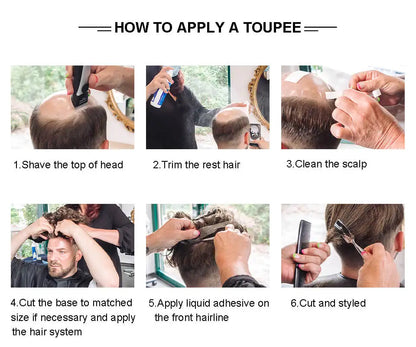 8 Cornrow Braids Full Lace Base Toupee Men's Wig Male Hair Prosthesis Crochet Braids Lace Wigs Human Hair Systems For Black Men