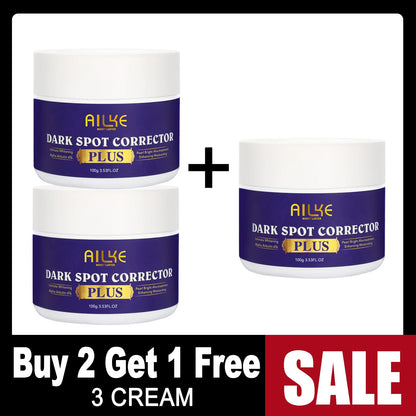AILKE Premium Skin Lightening Cream - Dark Spot Corrector for Uneven Skin Tone - Face, Body, Underarm, Knees, Elbows, Knuckle