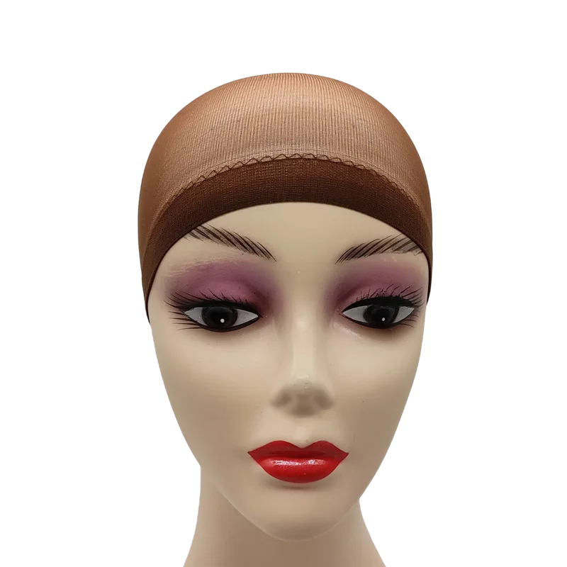 1/6/12bags Ventilated Nylon Mesh Nude Stocking Wig Cap Hairnets Stretchy Close End Super Extra Thin Skin Breathable Wig Cap