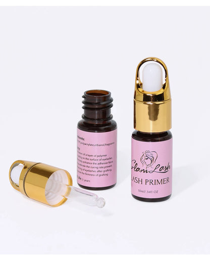 GLAMLASH 10ml Lash Extension Primer Super Bonder For Eyelash Extension Glue Cure Adhesive Bonding Eyelash Long Last Lash Bonder