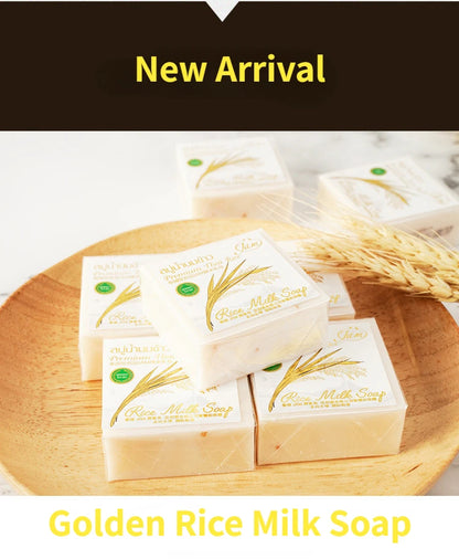 Handmade JAM Rice Milk Goat Milk Soap by K-Brother Thailand Whitening Skin Lightning Beauty Soap Wholesale