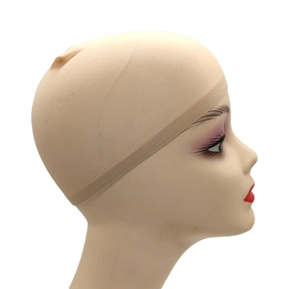 1/6/12bags Ventilated Nylon Mesh Nude Stocking Wig Cap Hairnets Stretchy Close End Super Extra Thin Skin Breathable Wig Cap