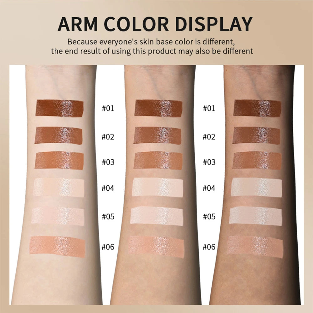 Face Highlighter and Contour Stick Korean Makeup Cosmetics 6colors Matte Highlighter Waterproof Bronzer Face Contouring Stick