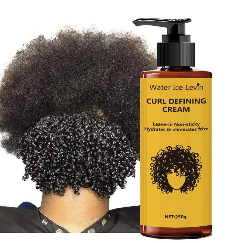 Elastic Styling Cream, Deep Moisturizing, Creates Soft, Fluffy and Elastic Curly Hair, Daily Care and Styling Agent for Men and Women, Suitable for All Hair Types