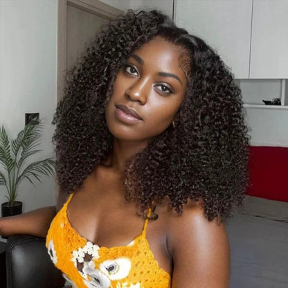 Raw Indian Afro Kinky Curly Human Hair Bundles 4B 4C Natural Virgin Curly 100% Soft Human Hair Weave Bundle Hair Extension Weft