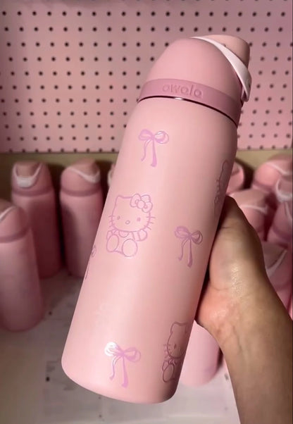 32 Oz Insulated Stainless Steel  Cup Water Bottle with Straw, BPA-Free Sports Water Bottle, Great for Travel