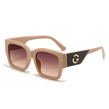 Cute G Brand Women Sunglasses Luxury Men Designer Glasses Square Stylish Unisex Fashion Eyewear UV400